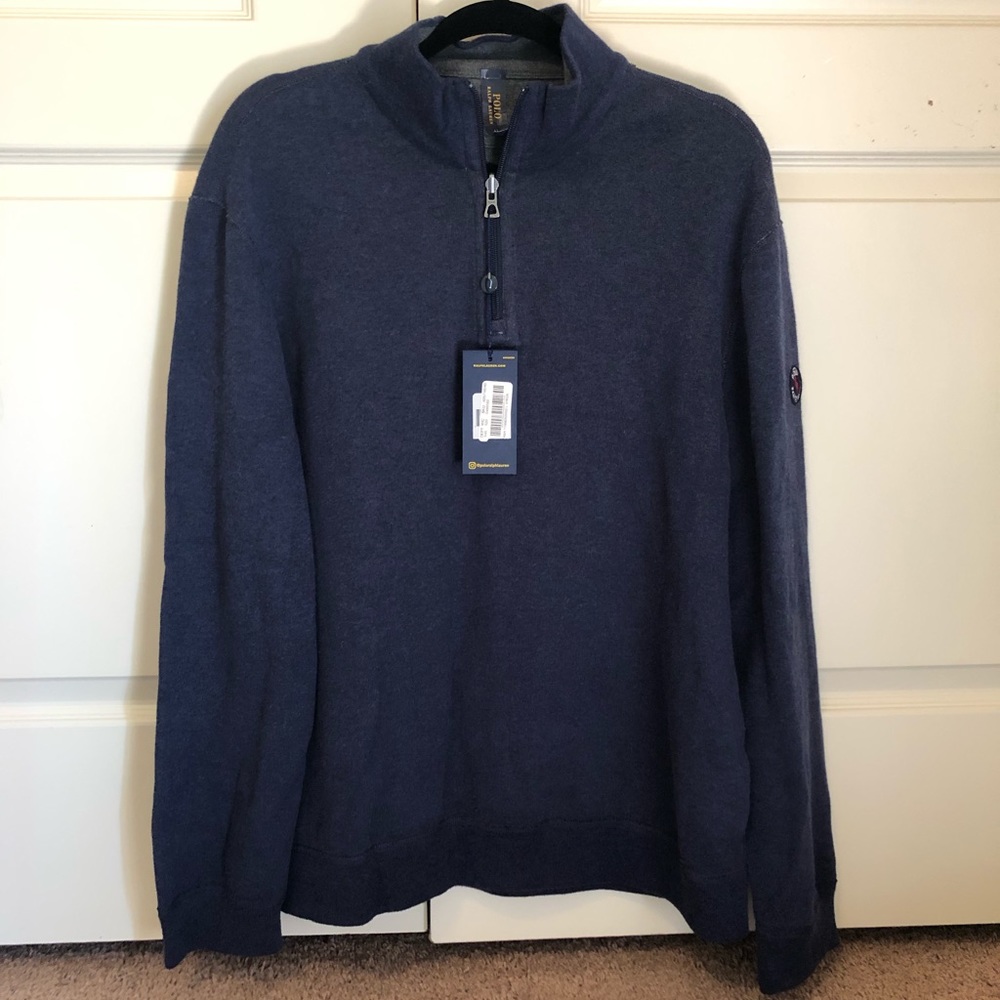 NWT Men’s Polo Ralph Lauren Reversible Pullover L